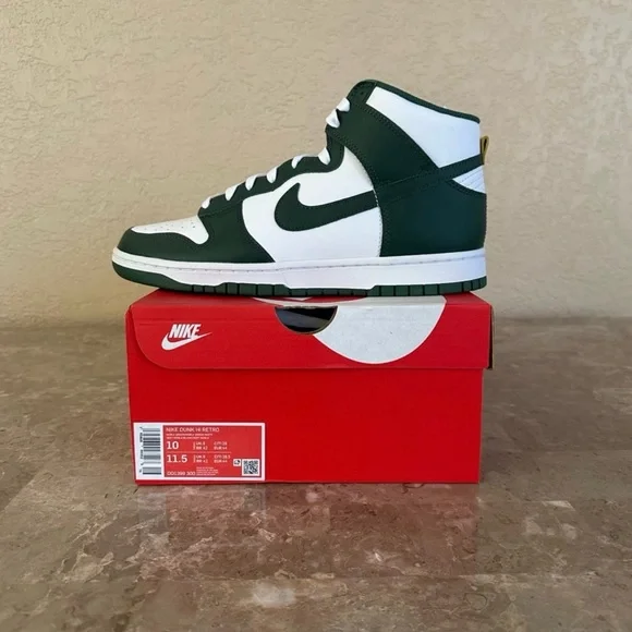 Nike Dunk High Australia Noble Green White Gold DD1399-300 - Picture 14 of 16